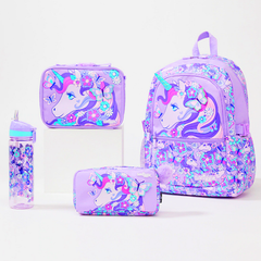 Latest Smiggle Purple Unicorn Large Capacity Girl 15 inch Backpack Combo