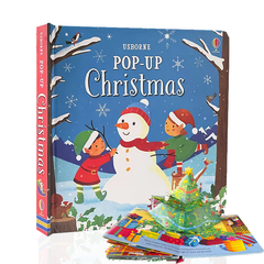 Pop up Christmas 3D Flap Picture Story Book for Kids