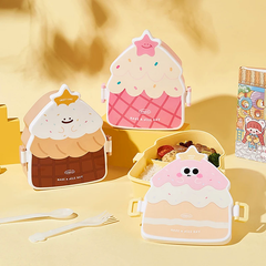 Cute Cup Cake Shaped Lunch Box