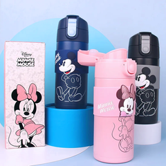 Mickey Minnie Mouse Thermos - Cute Stainless Steel 360ml Water Bottle