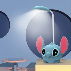 Lilo & Stitch Foldable Rechargeable Desk Lamp with Pencil Sharpener