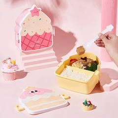 Cute Cup Cake Shaped Lunch Box