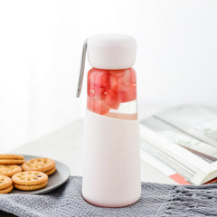 Kawaii Korean Style Fruit Glass Bottle (400ml)