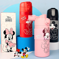 Mickey Minnie Mouse Thermos - Cute Stainless Steel 360ml Water Bottle