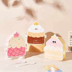 Cute Cup Cake Shaped Lunch Box