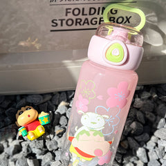 Shinchan Cartoon Borosilicate Portable Kids Water Bottle