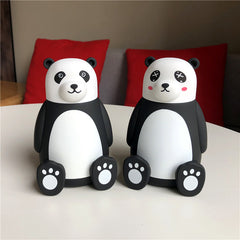 Kawaii Panda 3D Glass Bottle