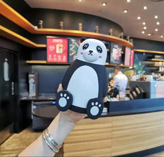 Kawaii Panda 3D Glass Bottle