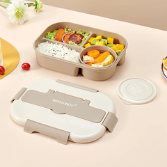 Portable Bento Lunch Box: Leak-Proof Microwave Container for School Kids and Workers