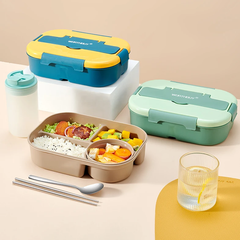 Portable Bento Lunch Box: Leak-Proof Microwave Container for School Kids and Workers