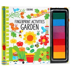 Art Activity Coloring Book with Fingerprint or Rubber Stamp for Kids