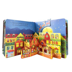 Pop up Christmas 3D Flap Picture Story Book for Kids