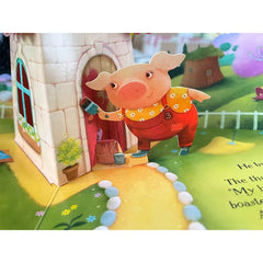 Pop-Up Three Little Pigs 3D Flap Picture Story Book