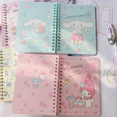 Anime Series Kuromi My Melody Cinnamoroll Hello Kitty Cartoon Notebook