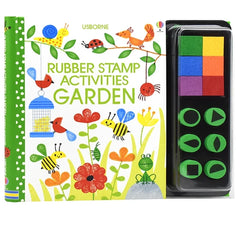 Art Activity Coloring Book with Fingerprint or Rubber Stamp for Kids