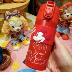 Mickey Minnie Mouse Thermos - Cute Stainless Steel 360ml Water Bottle