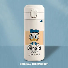 Donald Duck Daisy Thermos - Cute Stainless Steel 420ml Water Bottle