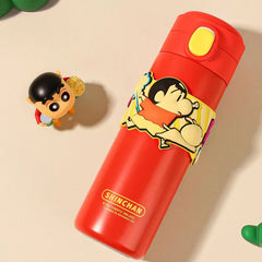 Crayon Shinchan Vacuum Thermos Flask Stainless Steel 400ml Water Bottle