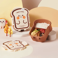 Funky Joy Bread Shape Lunch Box