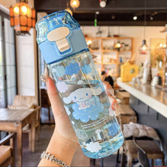 Cute Plastic Leak-proof 550ml Water Bottle