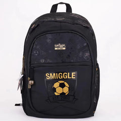 Smiggle Golden Football Waterproof Large Capacity 16 inch School Bag Combo