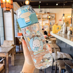 Cute Plastic Leak-proof 550ml Water Bottle