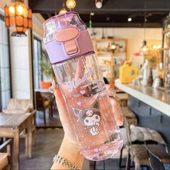 Cute Plastic Leak-proof 550ml Water Bottle